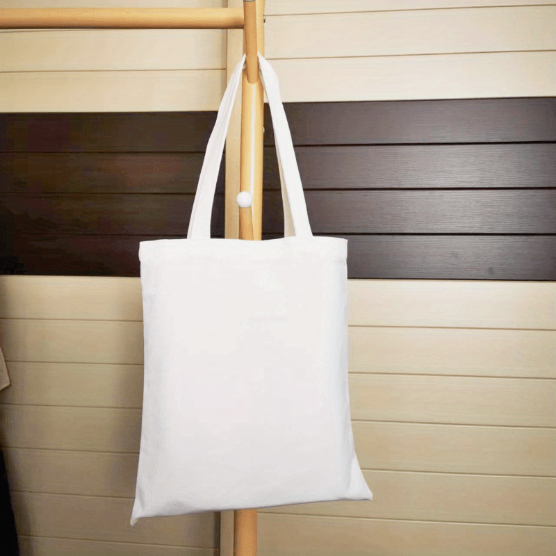 1 Piece 14x12 Inch, Blank Canvas Tote Bags, Bulk Shopping Bag,DIY Reusable  Tote Hand Grocery Bag,men's And Women's Shoulder Bag