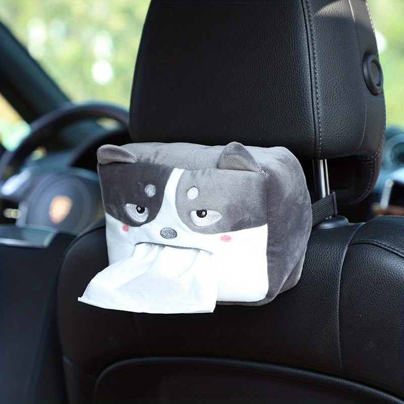 1 Stück Taschentuchhalter Fürs Auto, Niedliche Plüsch-Taschentuchbox In  Affenform, Taschentuchspender Für Autositz-Kopfstützen