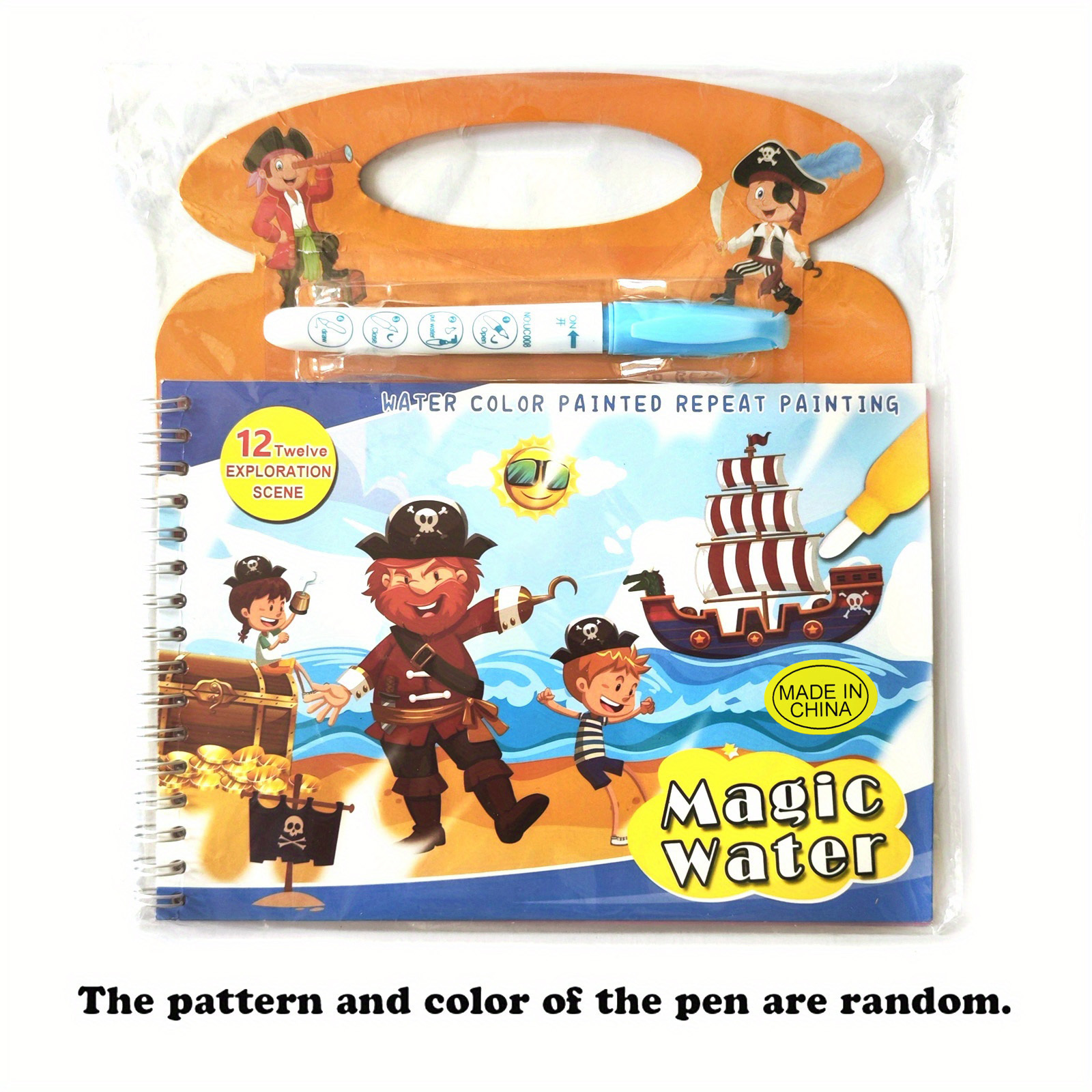 Magic Water Painting Book Kindergarten Children's Drawing - Temu