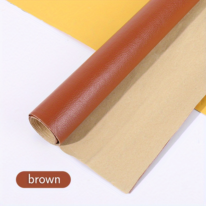 Pu Leather Self adhesive Fabric Patches Perfect Upholstery - Temu