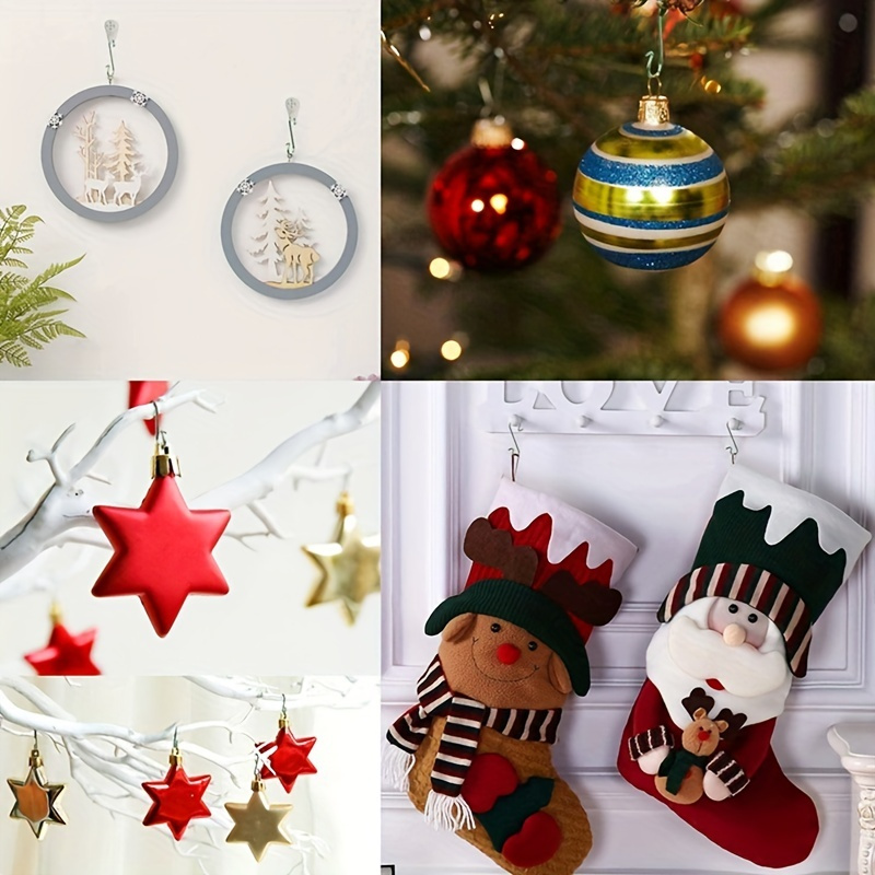 50Pcornament hooks mini ornament hooks christmas tree hangers for
