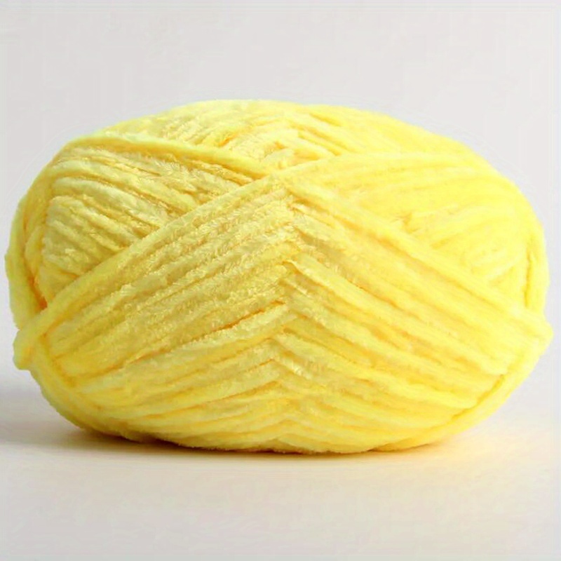 Velvet Yarn Scarf Knitting Crochet Gold Soft WoollenYarn Thread Shawl DIY Home Textiles Circular Knitting Needles Interchangeable Circular Knitting
