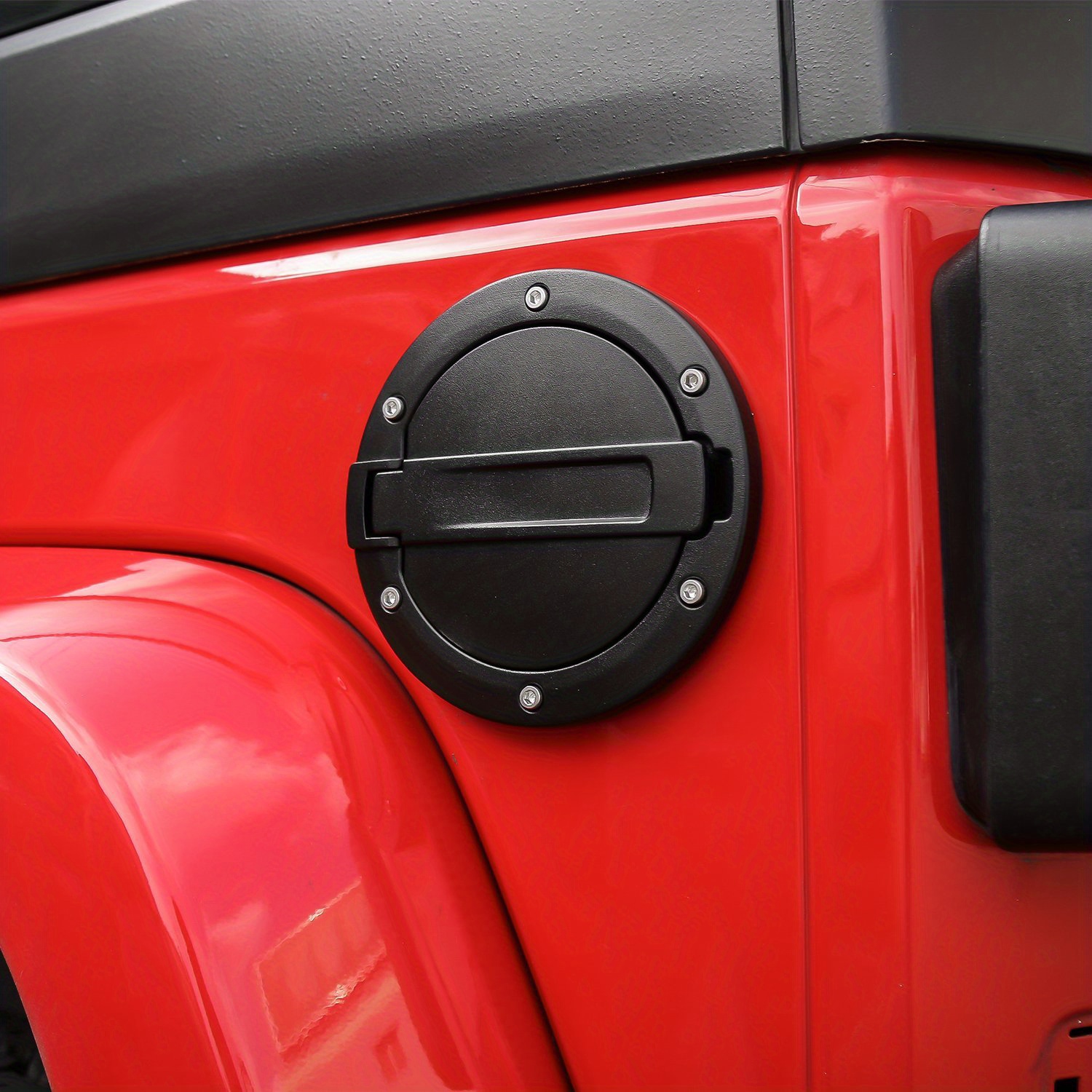 Gas Tank Cap Jecar Fuel Filler Door Cover For 2007 2018 Jeep Wrangler Jk  Unlimited Shop On Temu And start Saving Temu