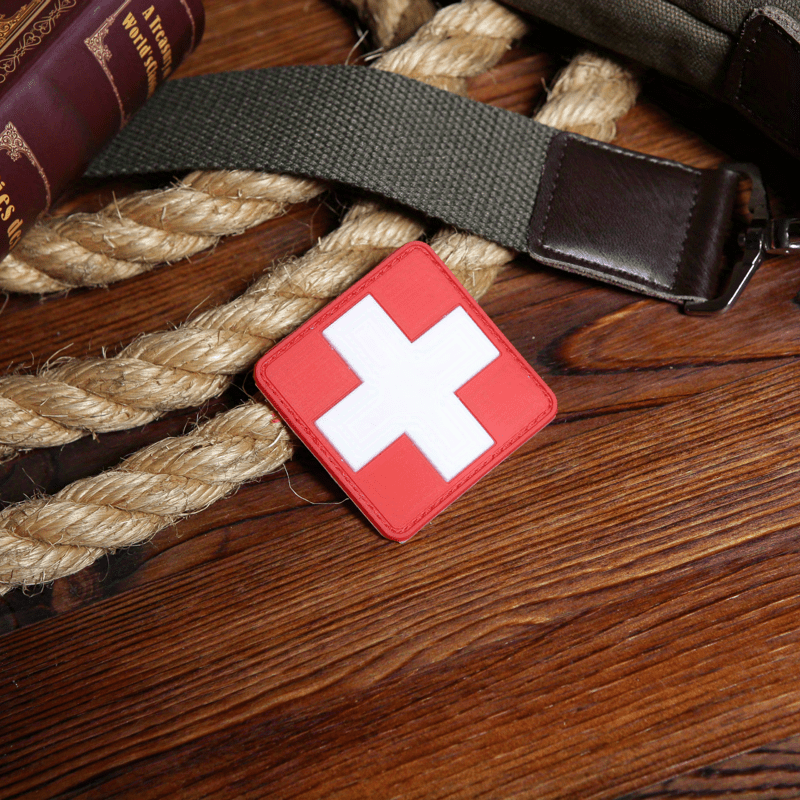 Embroidered Red Cross Medic Patch For Bag Backpack First Aid - Temu