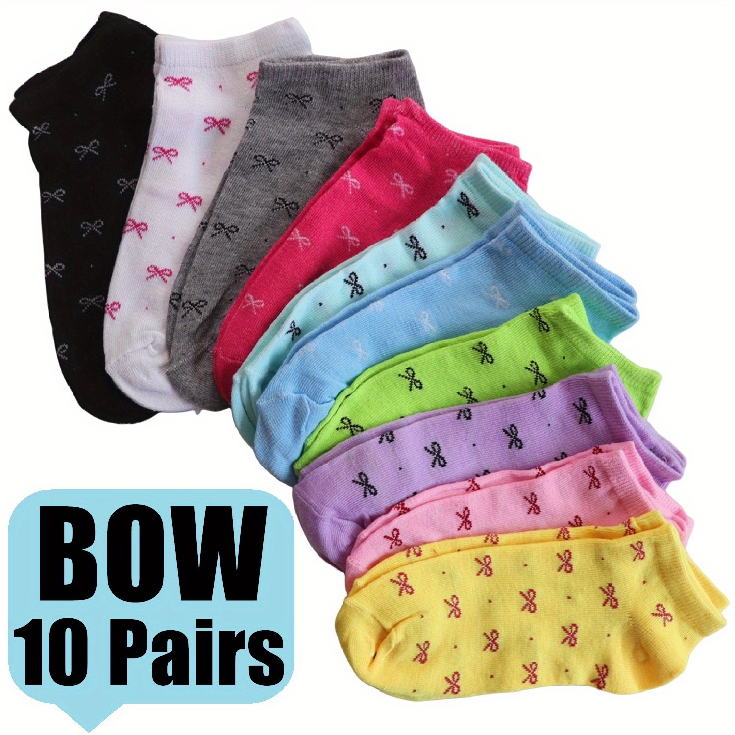 480 Pairs Girls Heart Print Low Cut Ankle Socks - Girls Ankle Sock - at 