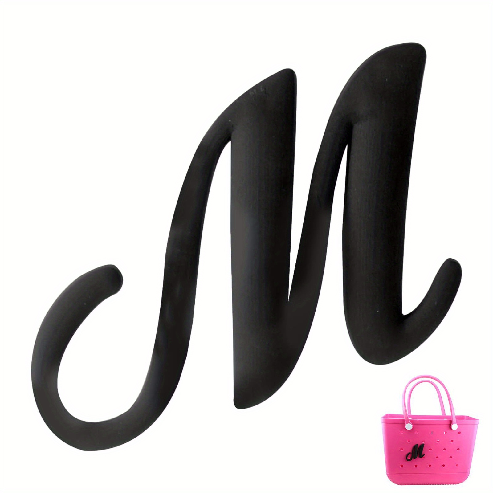 Bag Charm - Personalized Alphabet Shaped Tote Bag Accessories For Stylish  Decoration And Easy Identification - Temu Bahrain