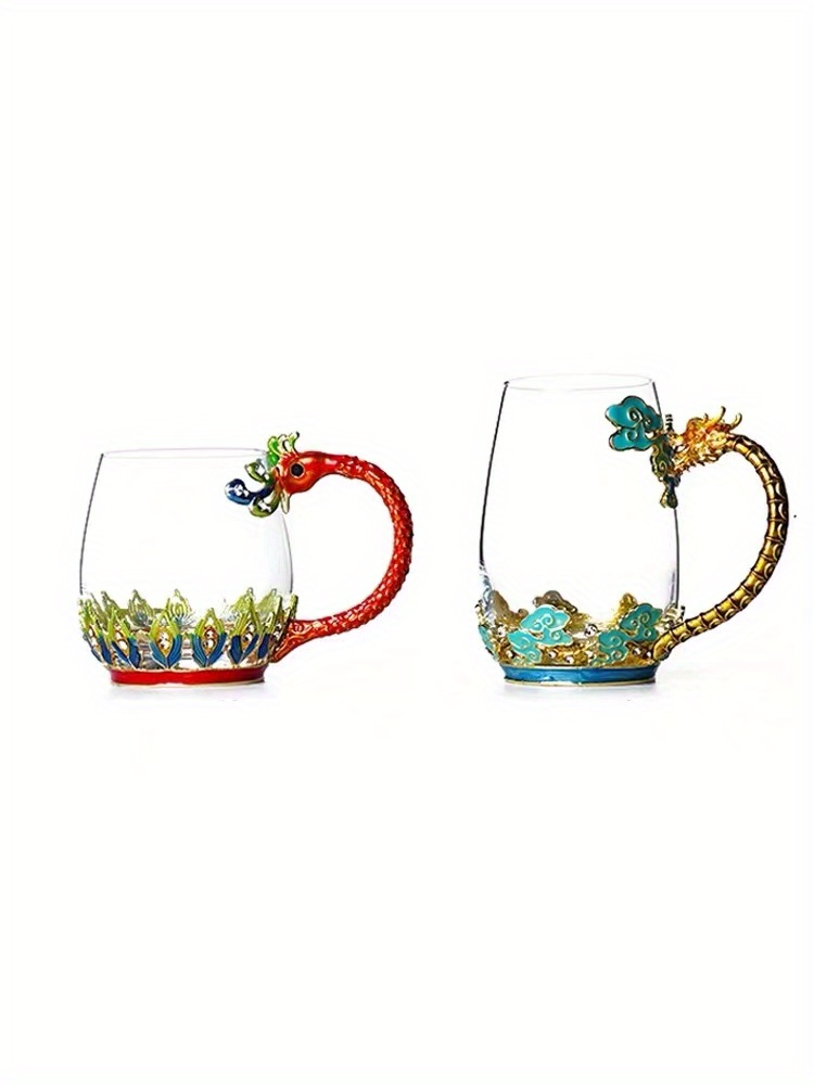 Dragon Glassware Coffee Mugs