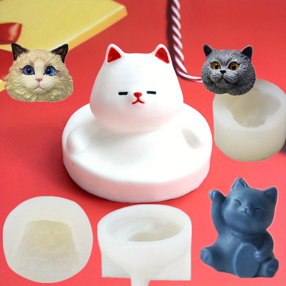 Cat Head Ice Mold