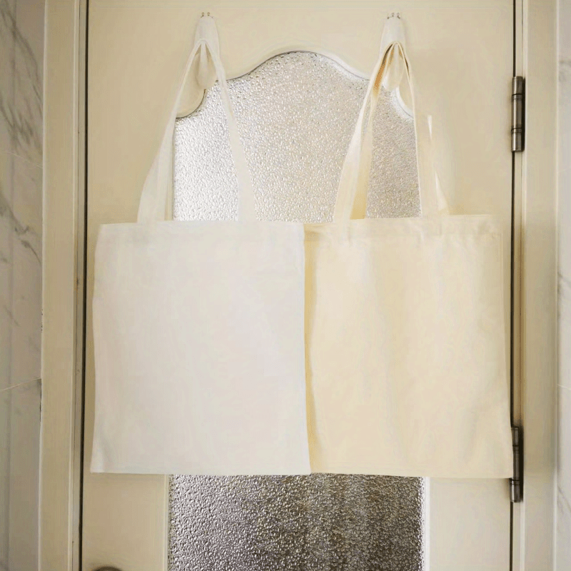 Blank Canvas Tote Bags Bulk Shopping Bag diy Reusable Tote - Temu  Philippines