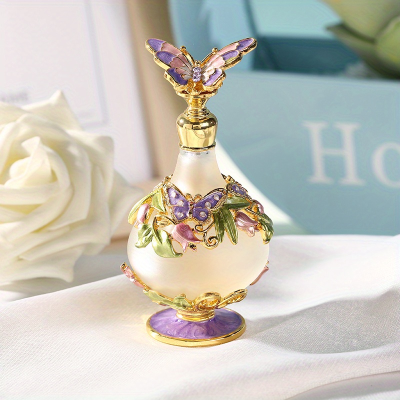 3: Yufeng Refillable Decorative Glass Perfume Bottle W/Fancy Retro