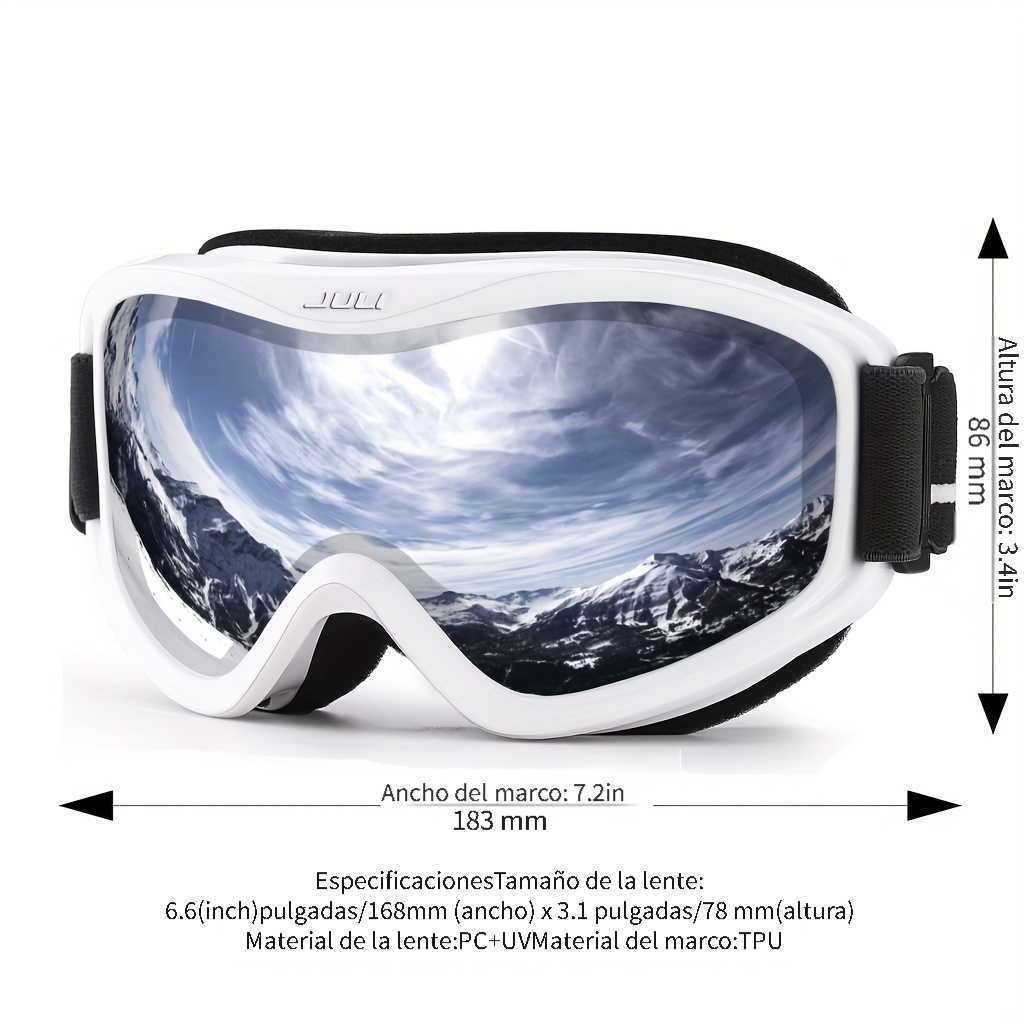 MAXJULI – Gafas de esquí gafas de snowboard para hombres mujeres y niños  motos de nieve y patinaje