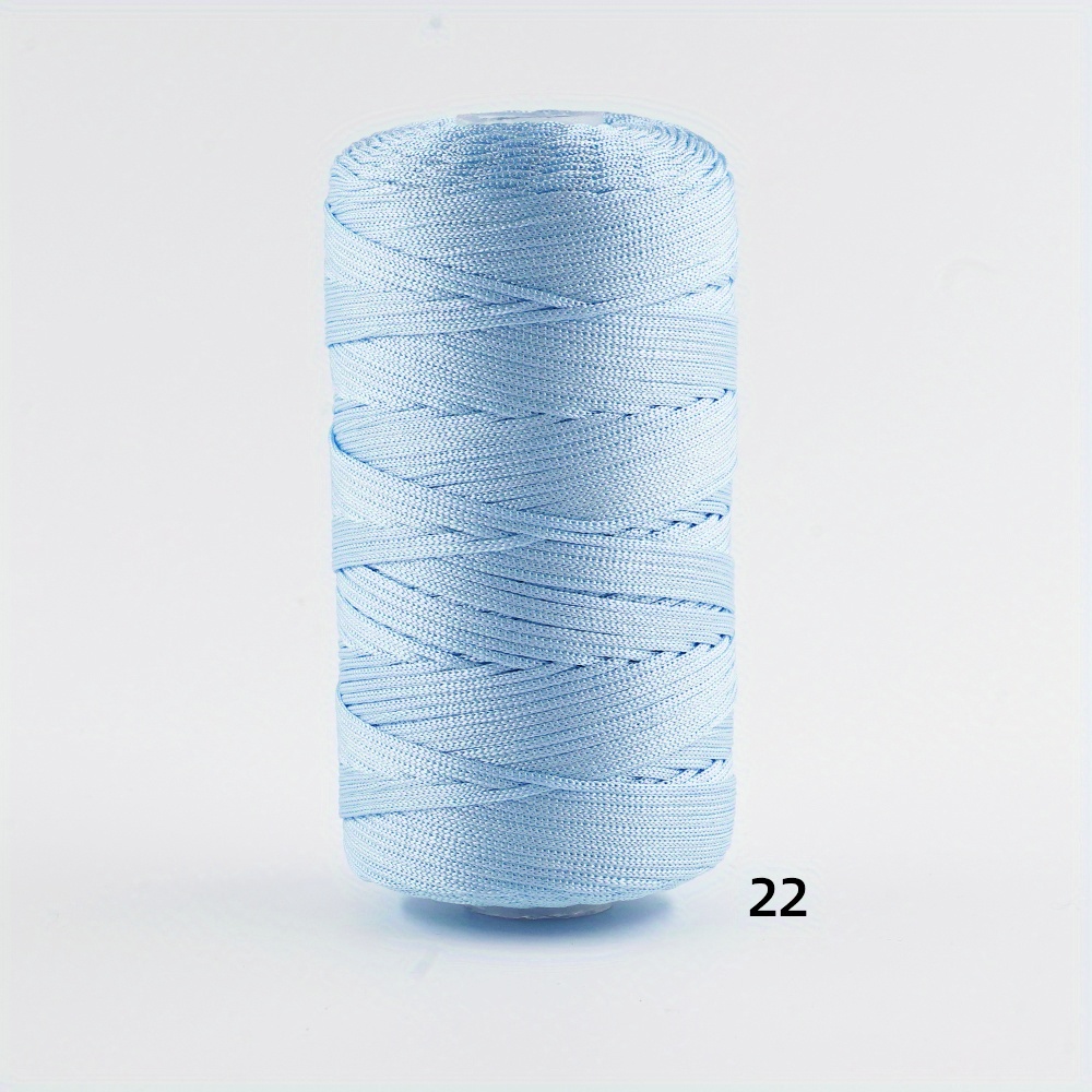  Art Yarn Cord, Cord Thin Ice Cotton, 2pieces Nylon Crochet Yarn  Cord Thin Ice Cotton Thread, Ice Hand Crocheting Yarn, DIY Weaving Crocheting  Yarn for Weaving and Crocheting, Metal Gloss Yarn