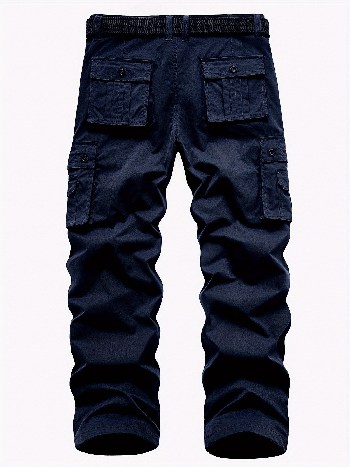 Classic Design Multi Flap Pockets Cargo Pants Men's Loose - Temu