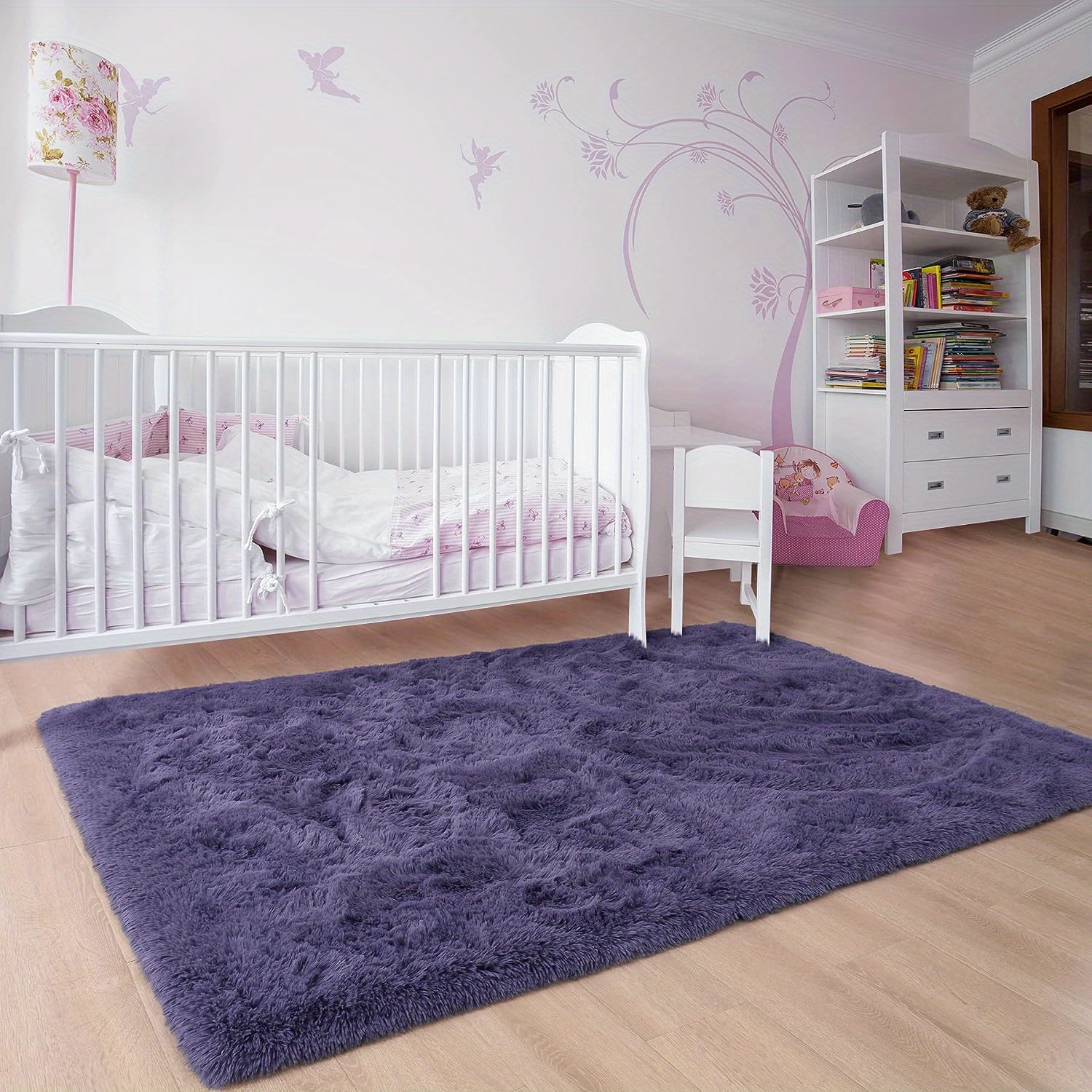 Alfombra peluda y esponjosa para dormitorio, sala de estar, alfombras  peludas para niños y bebés, alfombras suaves para dormitorio, alfombra para