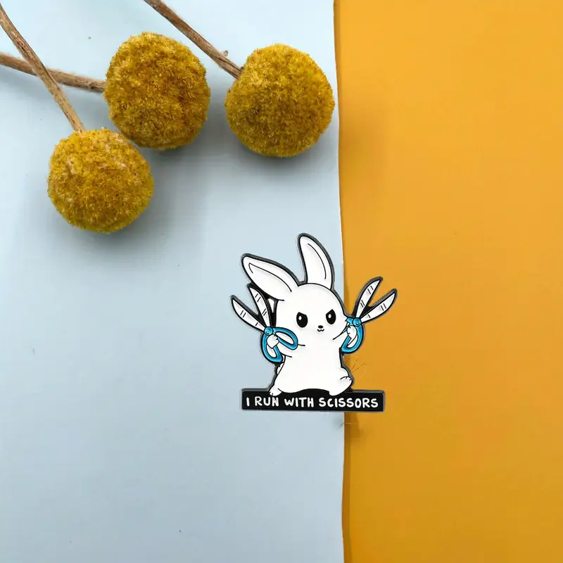 3 Styles Cute Cartoon Rabbit Design Alloy - Temu Canada