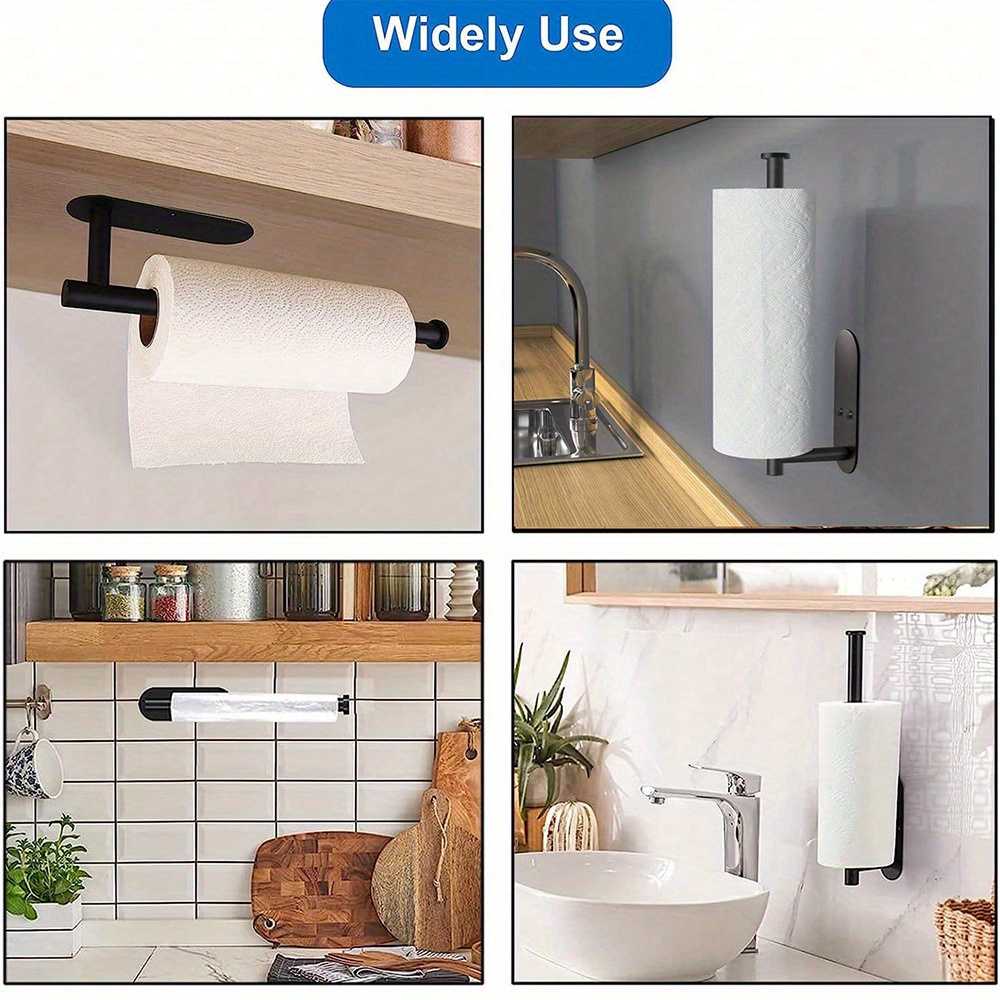 Wall mounted Paper Towel Holder Paper Towel Roll Holder Temu