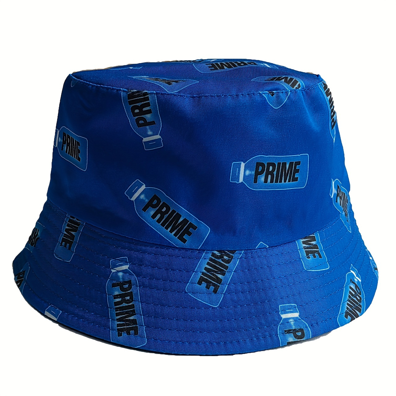 Candy Color Reversible Bucket Hats Bottle Printed Hip Hop - Temu