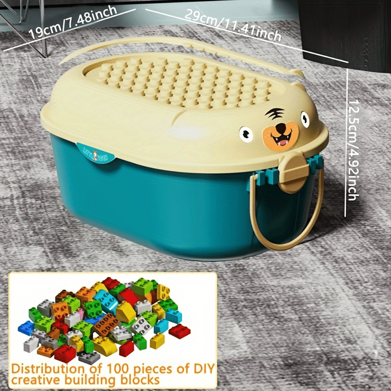 1pc Puzzle Storage Box Small Particle Building Blocks Parts Sorting And  Finishing Storage Box, Aesthetic Room Decor, Home Decor, Kitchen  Accessories