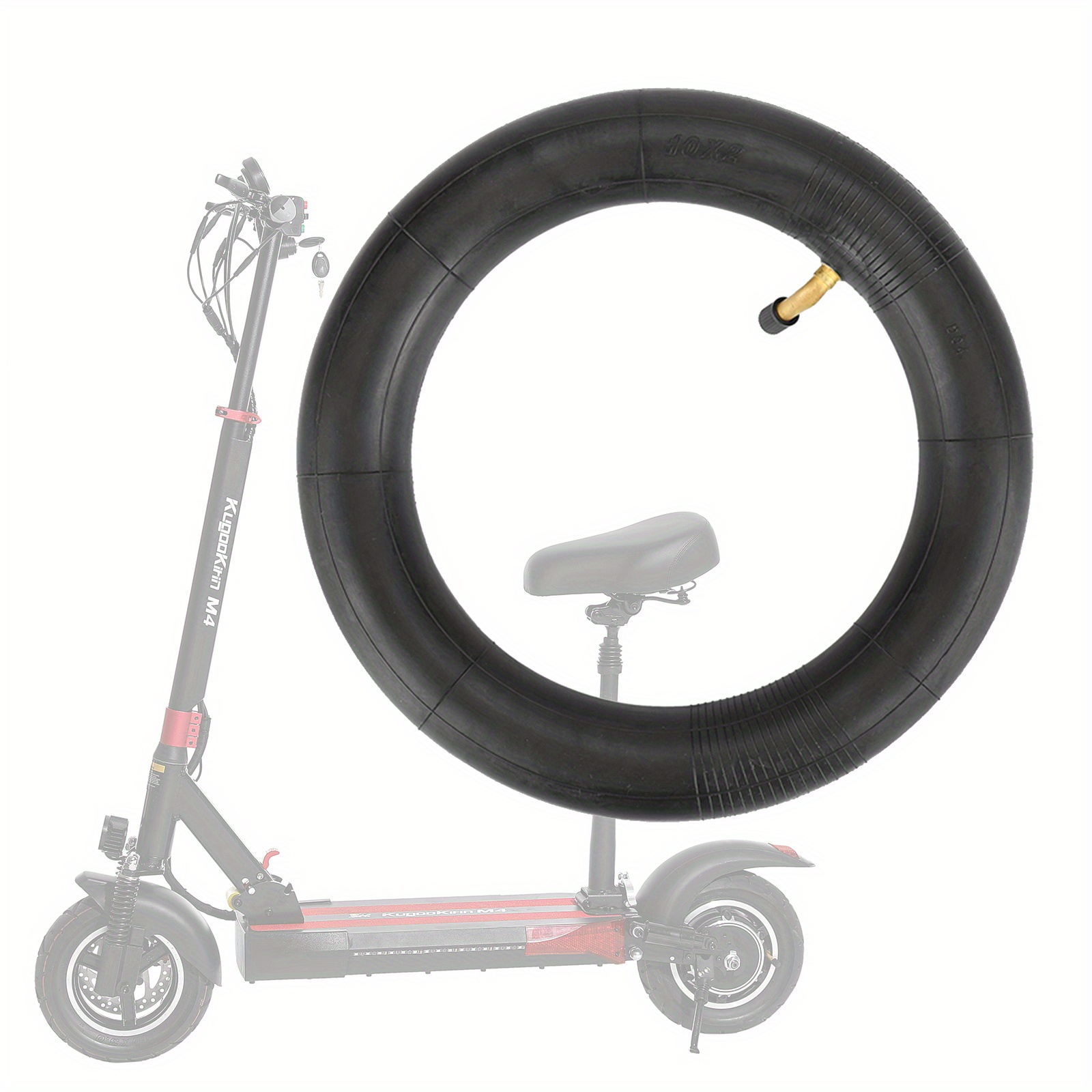 Electric Scooter Inner Tube 10x3.0'' 90° valve