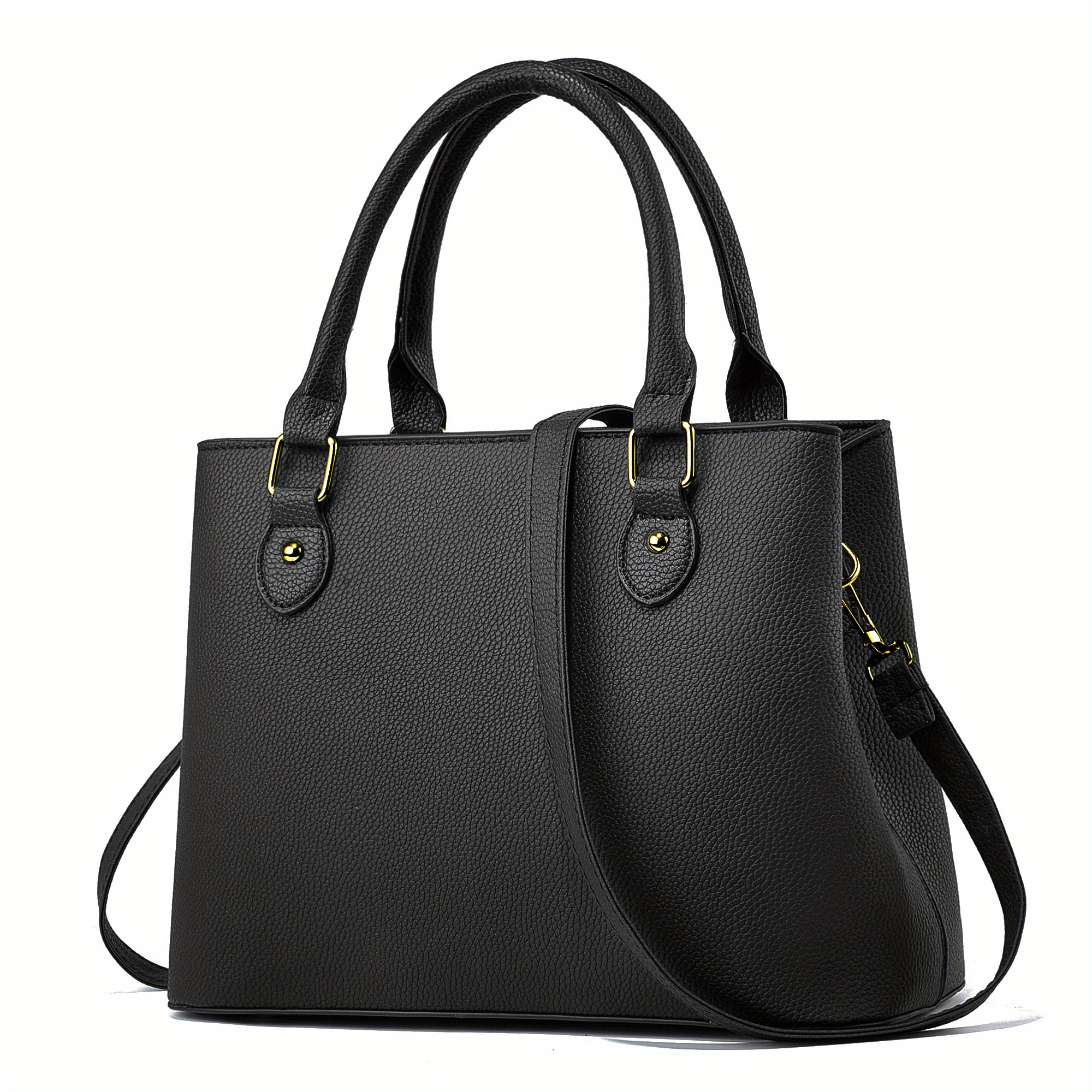 Large black satchel online purse