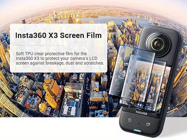 Insta 360 X3 Tempered Glass Film Insta360 X3 Camera Screen - Temu
