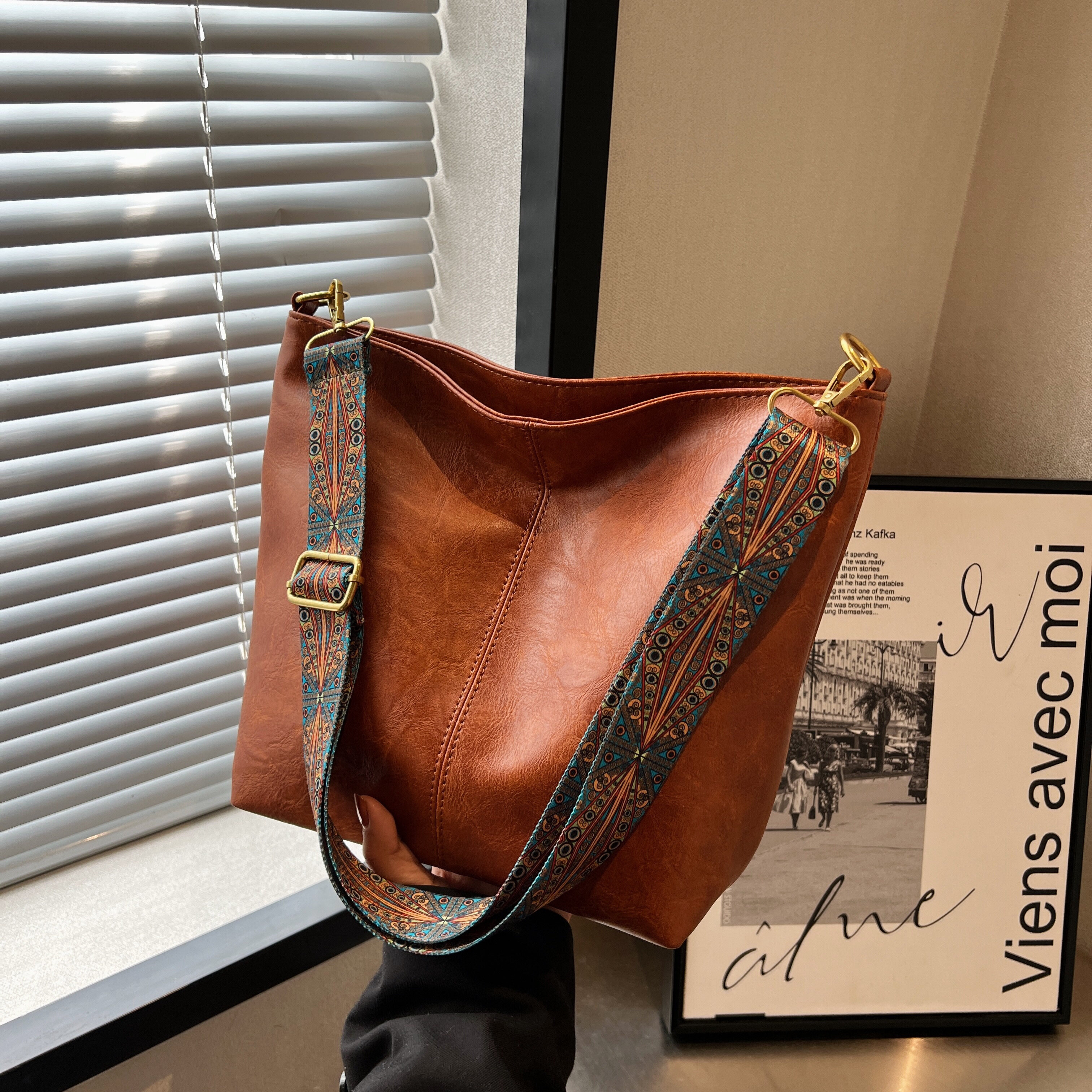 leather boho bag