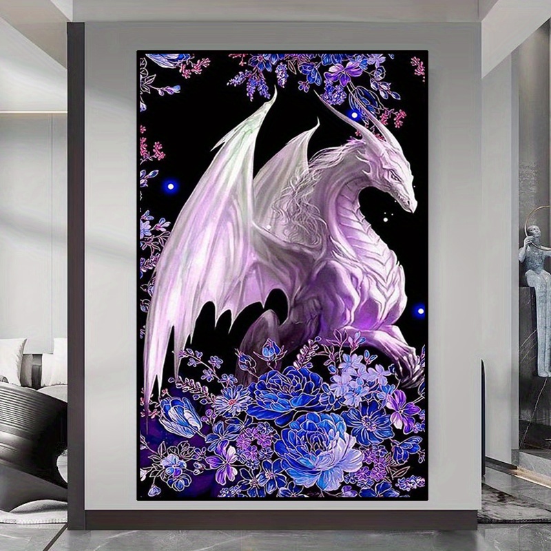 5d Full Diamond Embroidery Dragon  Dragon Diamond Art Painting Kits - 5d  Diy Diamond - Aliexpress