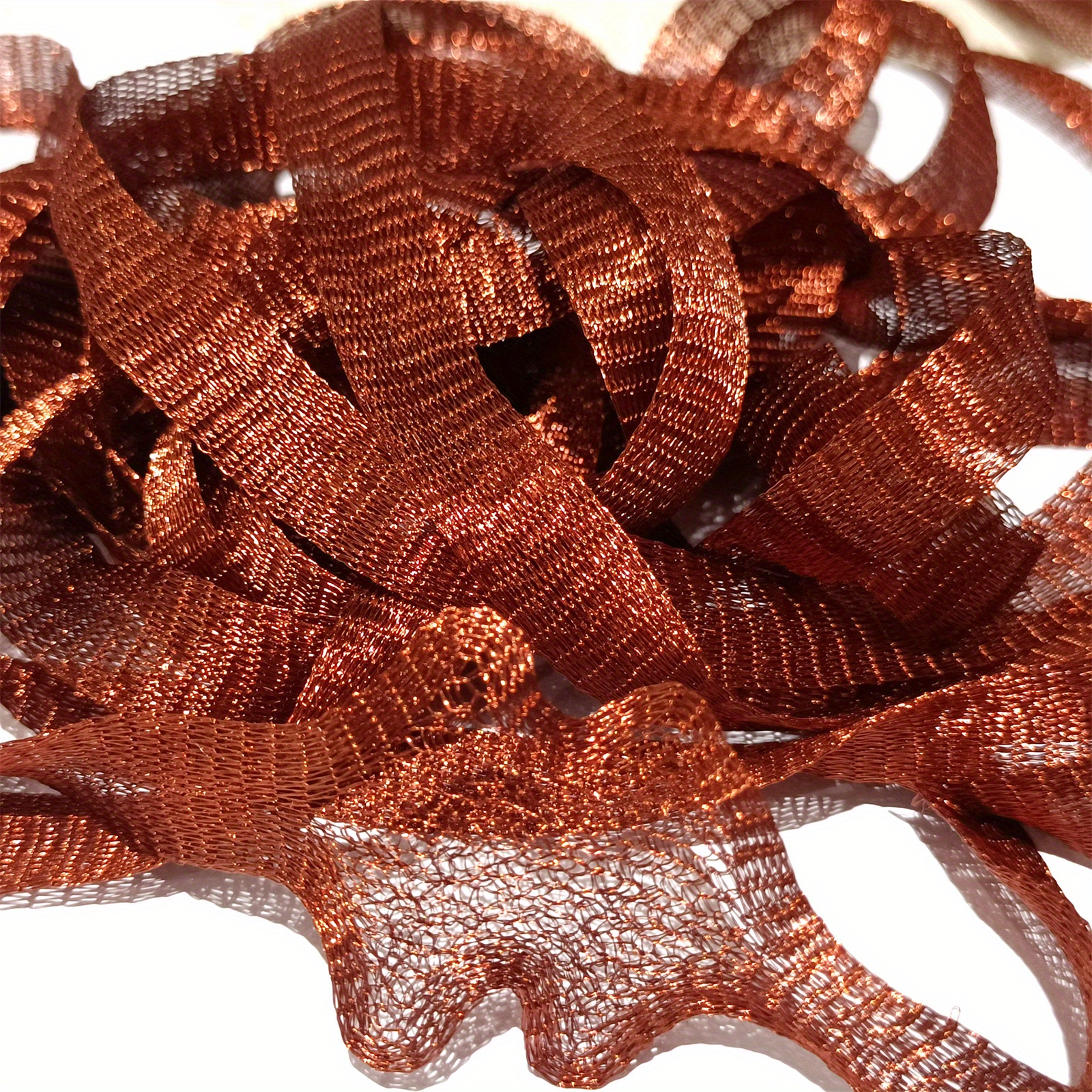 Wholesale Copper Wire Mesh Ribbon for Wrapping 