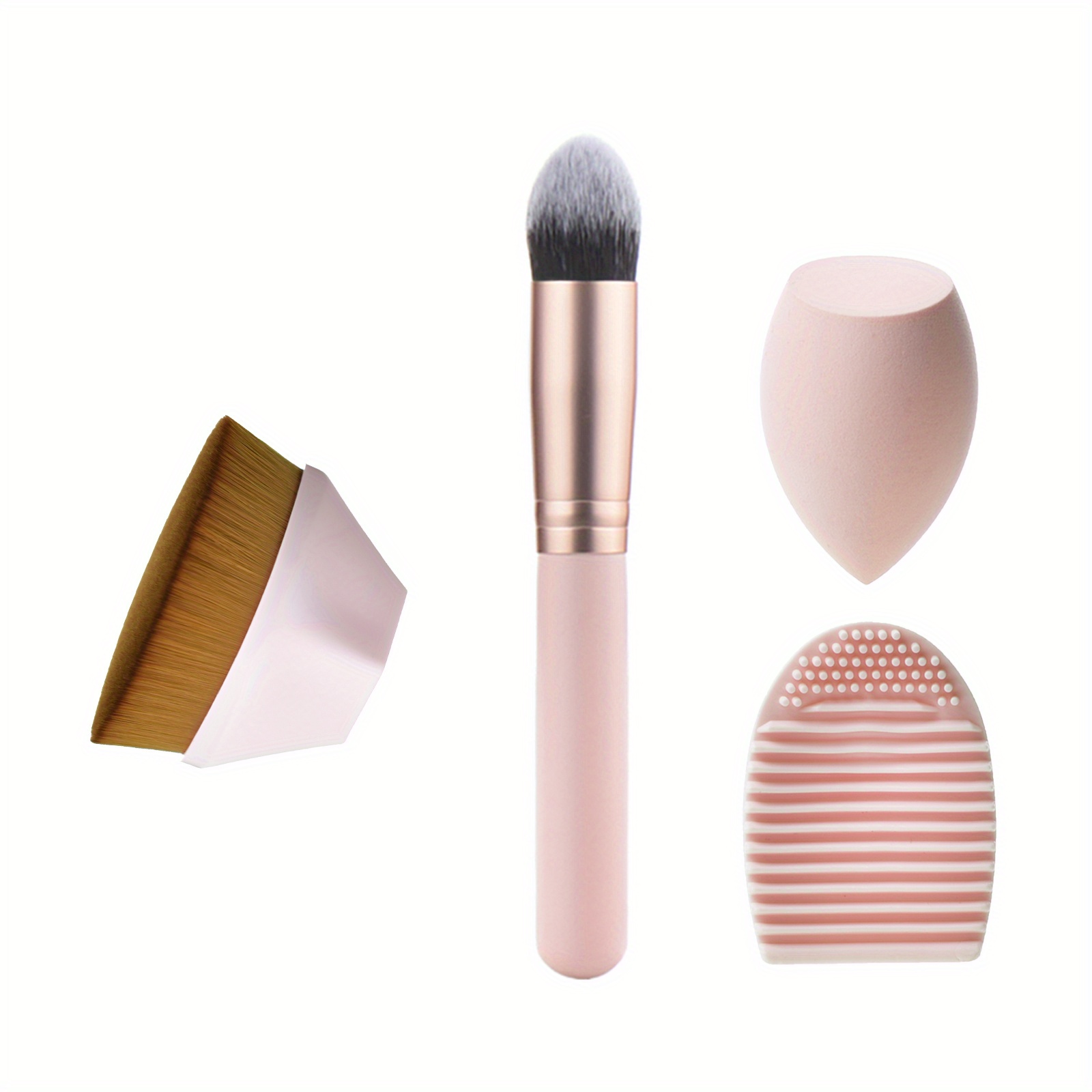 Makeup Brush Beauty Sponge Cleaning Tool Foundation Brush Set