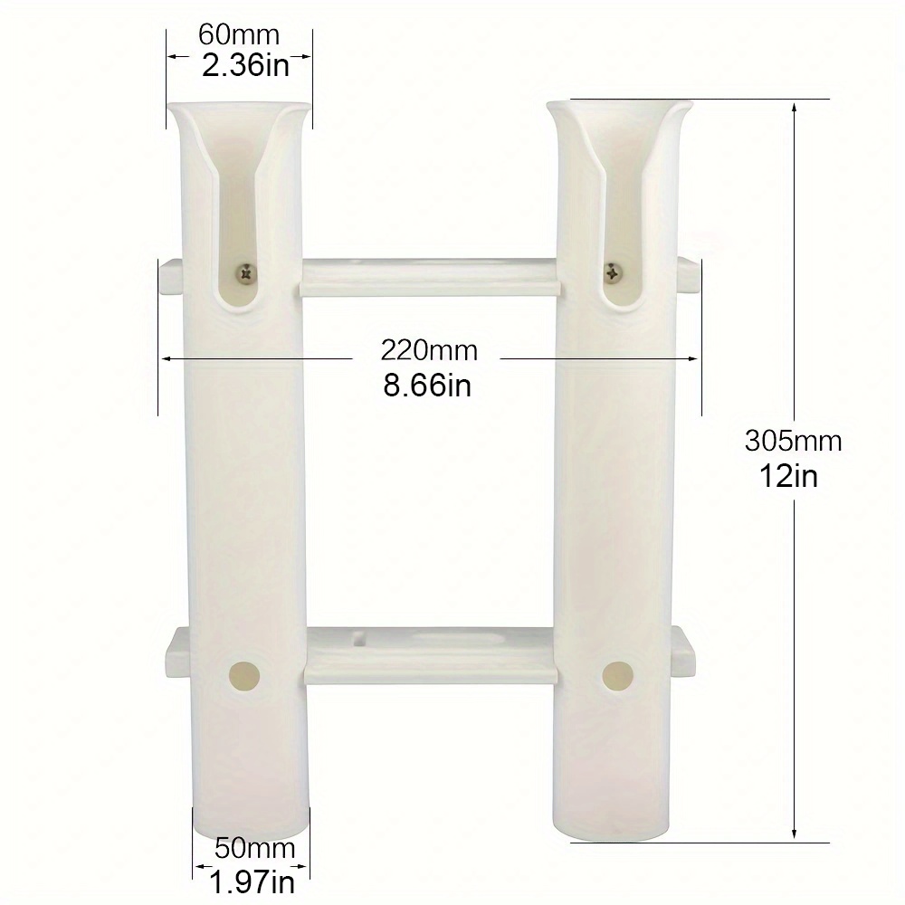 One/two/three/four Holes Fishing Rod Rack Plastic Fishing - Temu