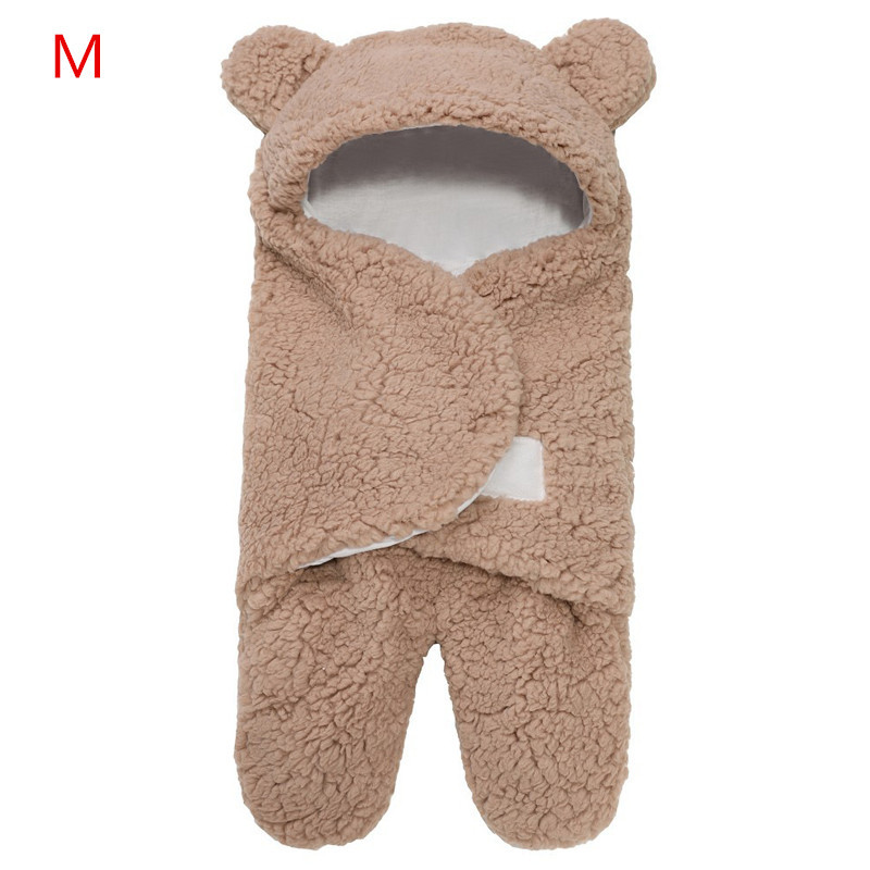 Baby Cuddling Quilt Baby Cashmere Sleeping Bag Thickening Anti-Shock  Fall/Winter Newborn Baby Swaddle Quilt Supplies 