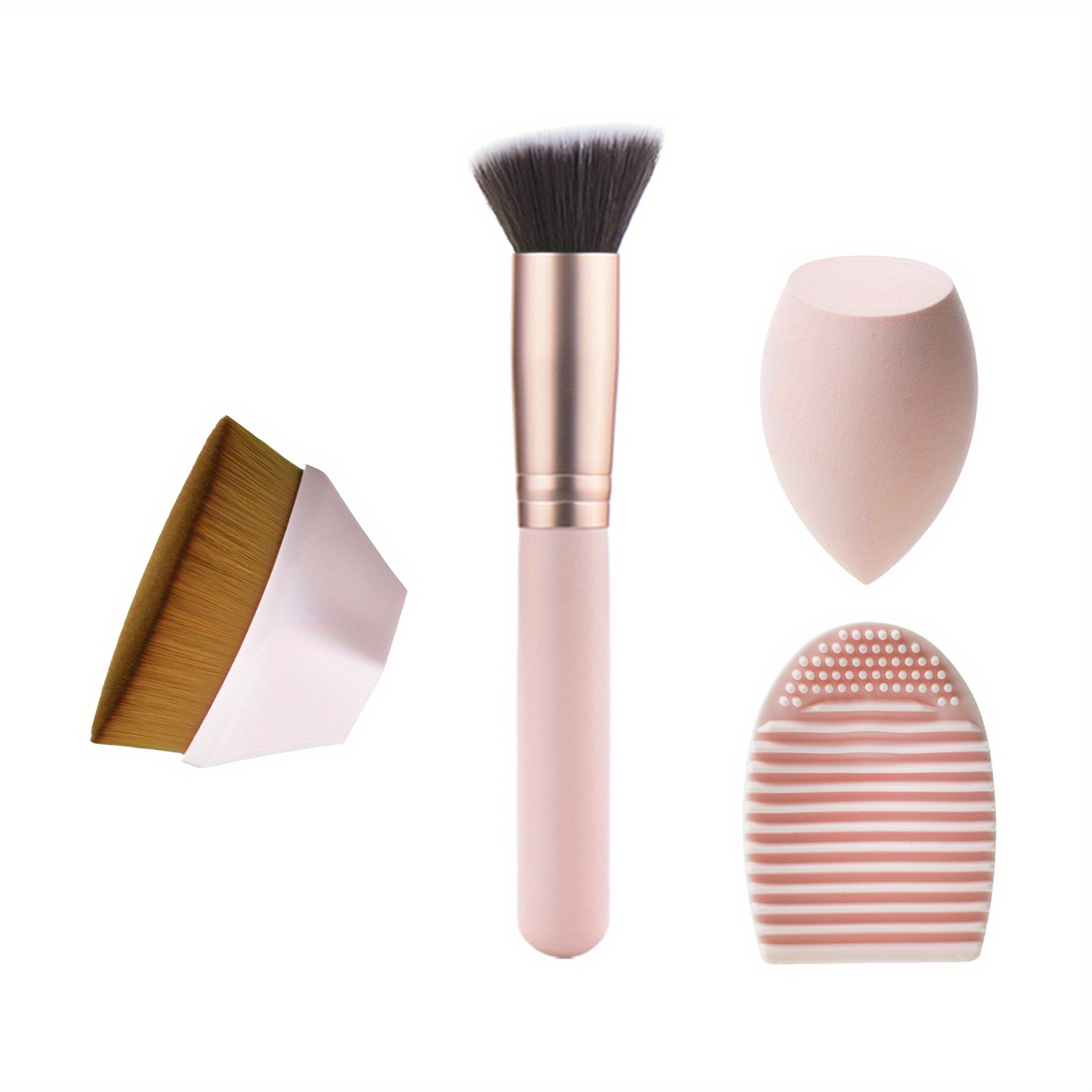 Makeup Brush Beauty Sponge Cleaning Tool Foundation Brush Set