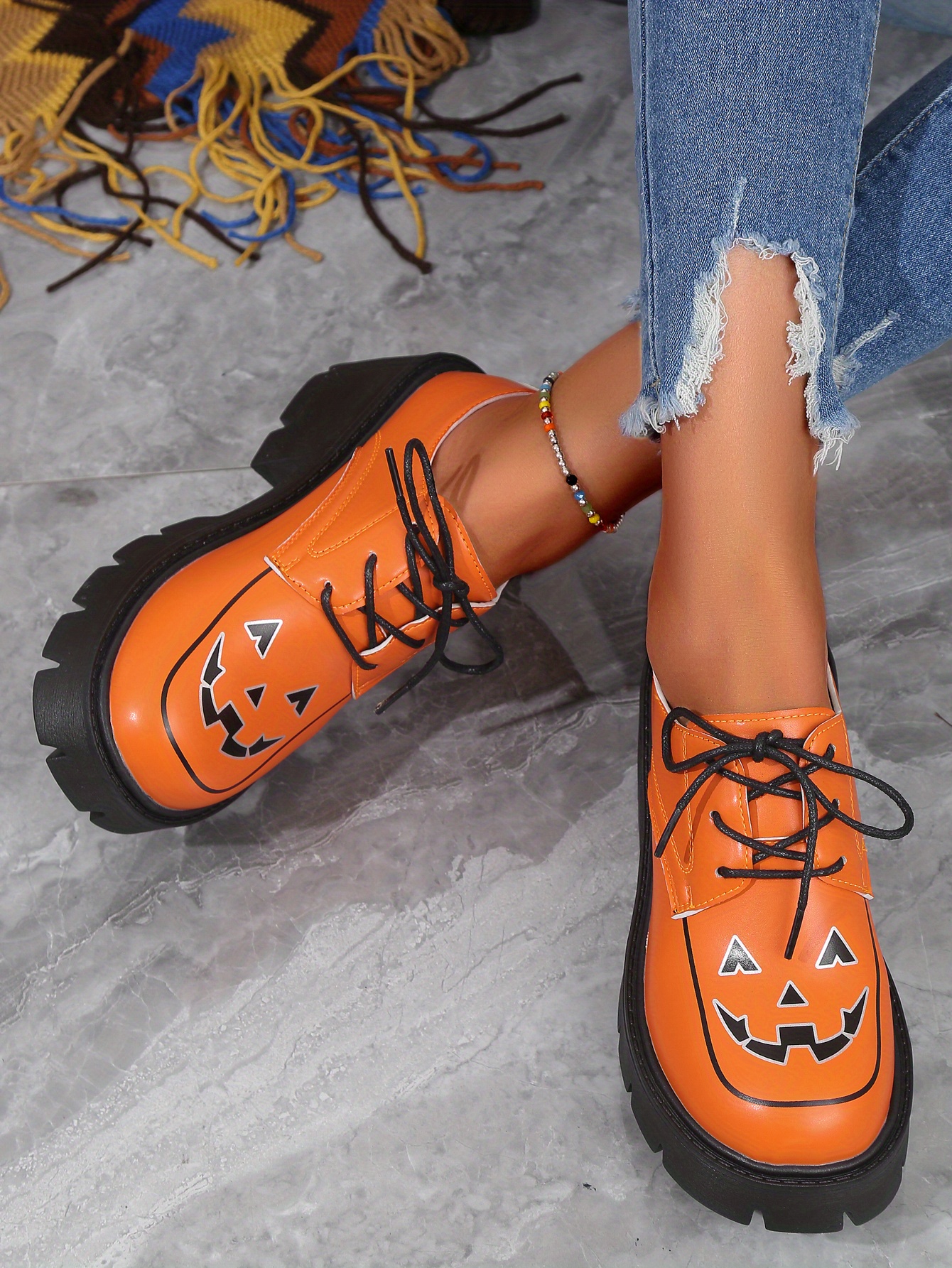 Pumpkin on sale creepers shoes