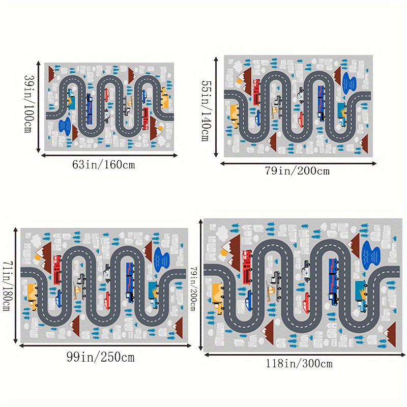 Pista Tapete Hot Wheels Grande Cidade P/ Carrinhos 160cm - Final