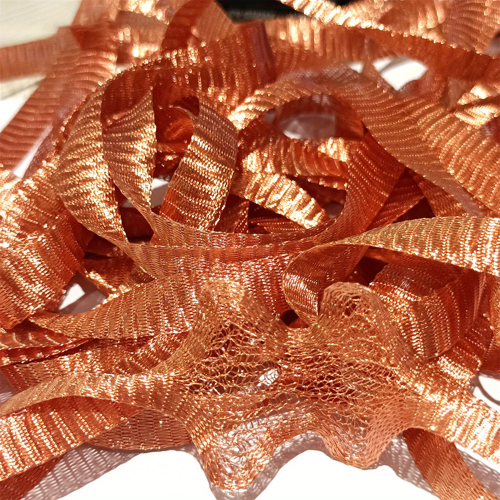 Wholesale Copper Wire Mesh Ribbon for Wrapping 