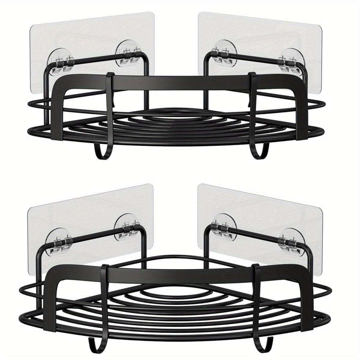 stusgo 3 Pack Corner Shower Caddy, Corner Shower Shelf with 18