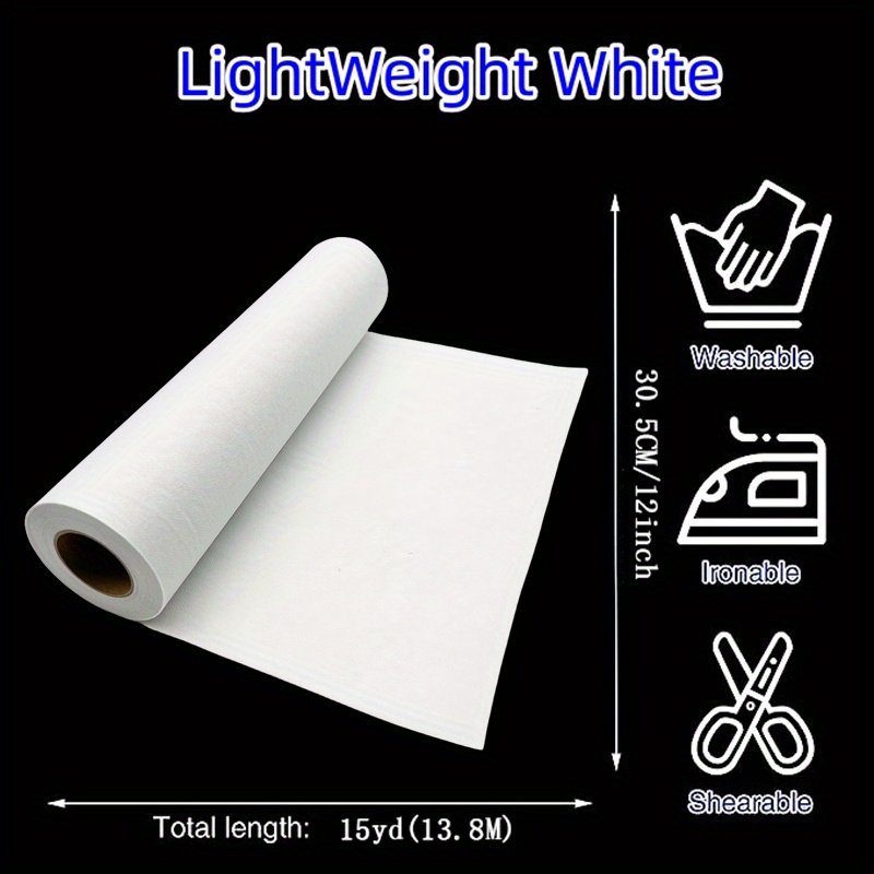 Lightweight Fusible Interfacing Non-Woven Single-Sided Iron on Interlining  Fabric Washable Polyester DIY Clothing Sewing Accesso - AliExpress
