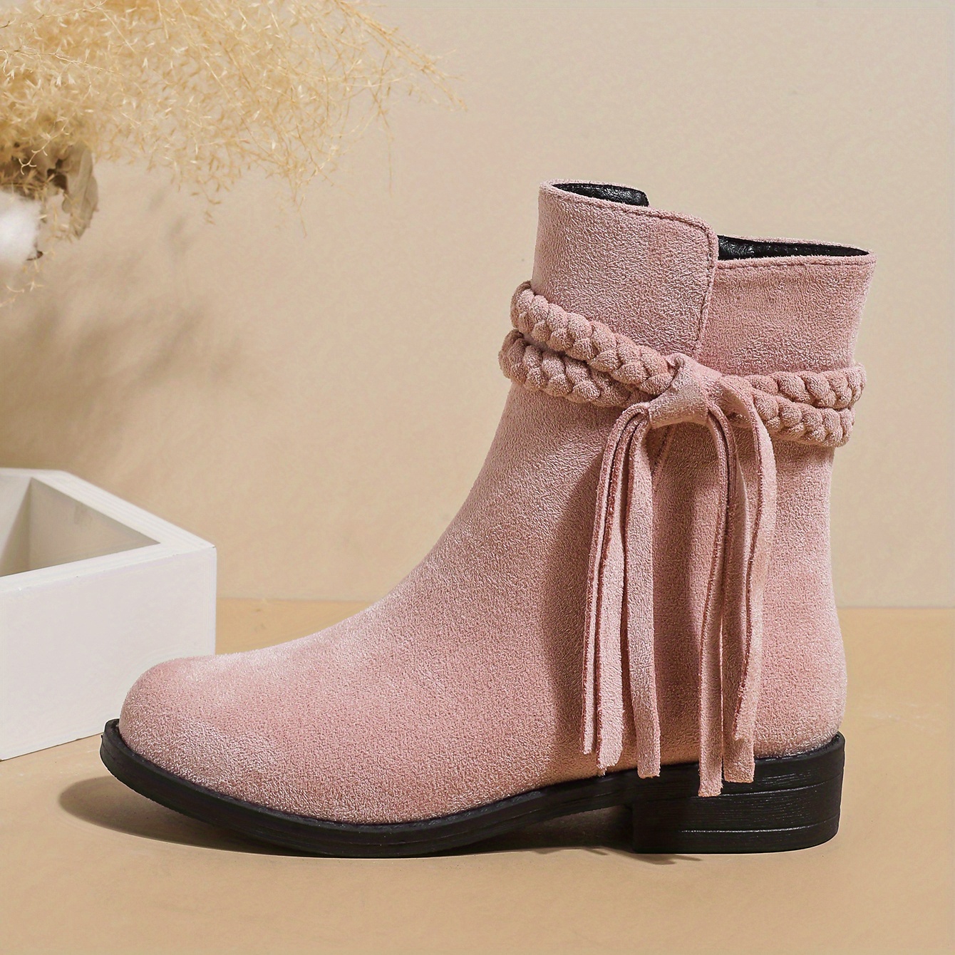 Girls on sale tassle boots