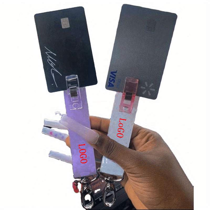 Card Grabber Keychain Long Nails Atm Credit Card Puller - Temu
