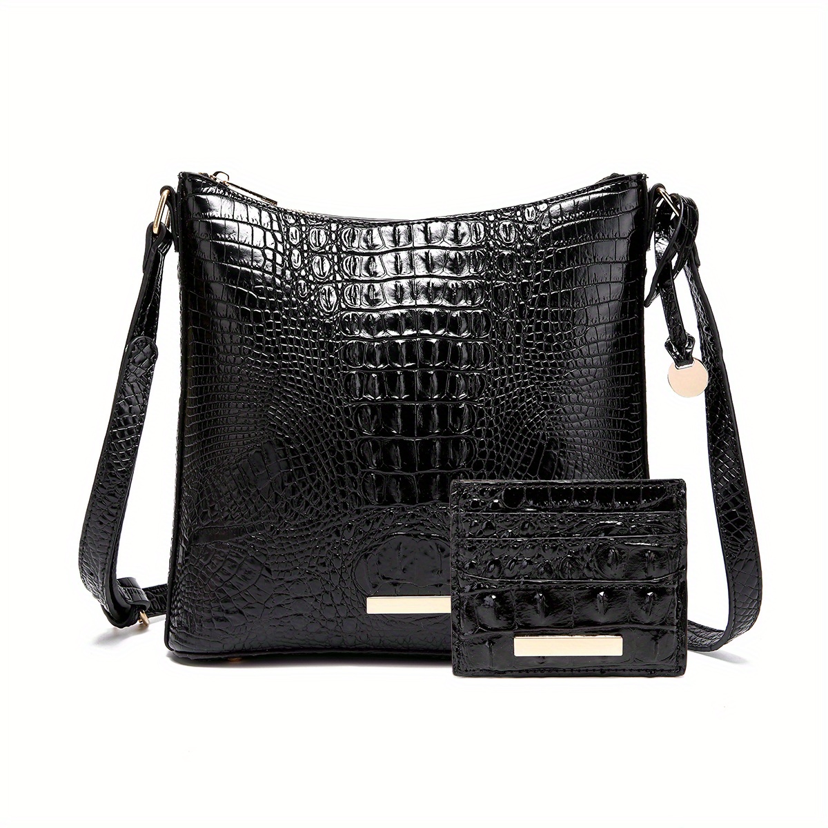 Croc effect clearance cross body bag