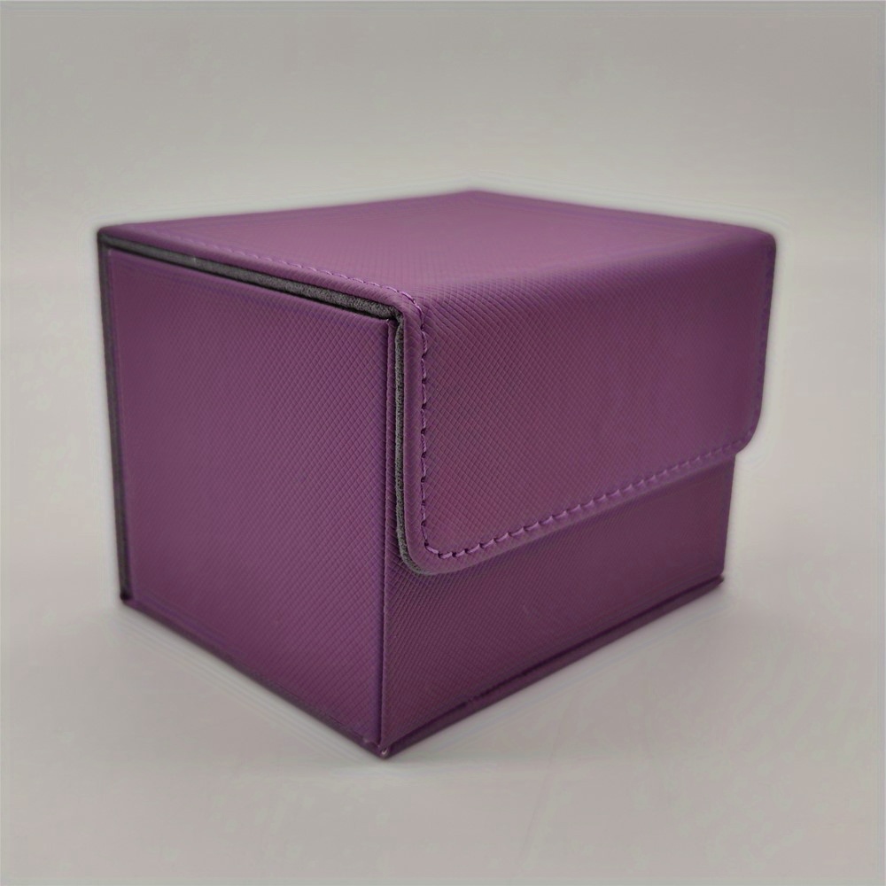 Custom synthetic leather premium magnetic deck 80+ card deckbox