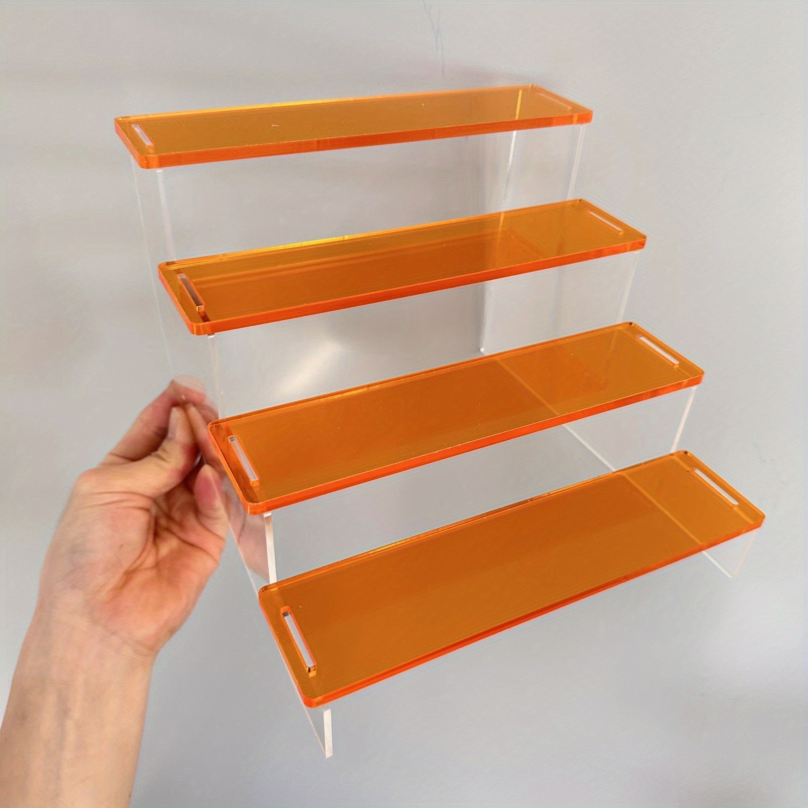 Acrylic Colorful Blind Box Storage Rack, Creative Shelf, Hand