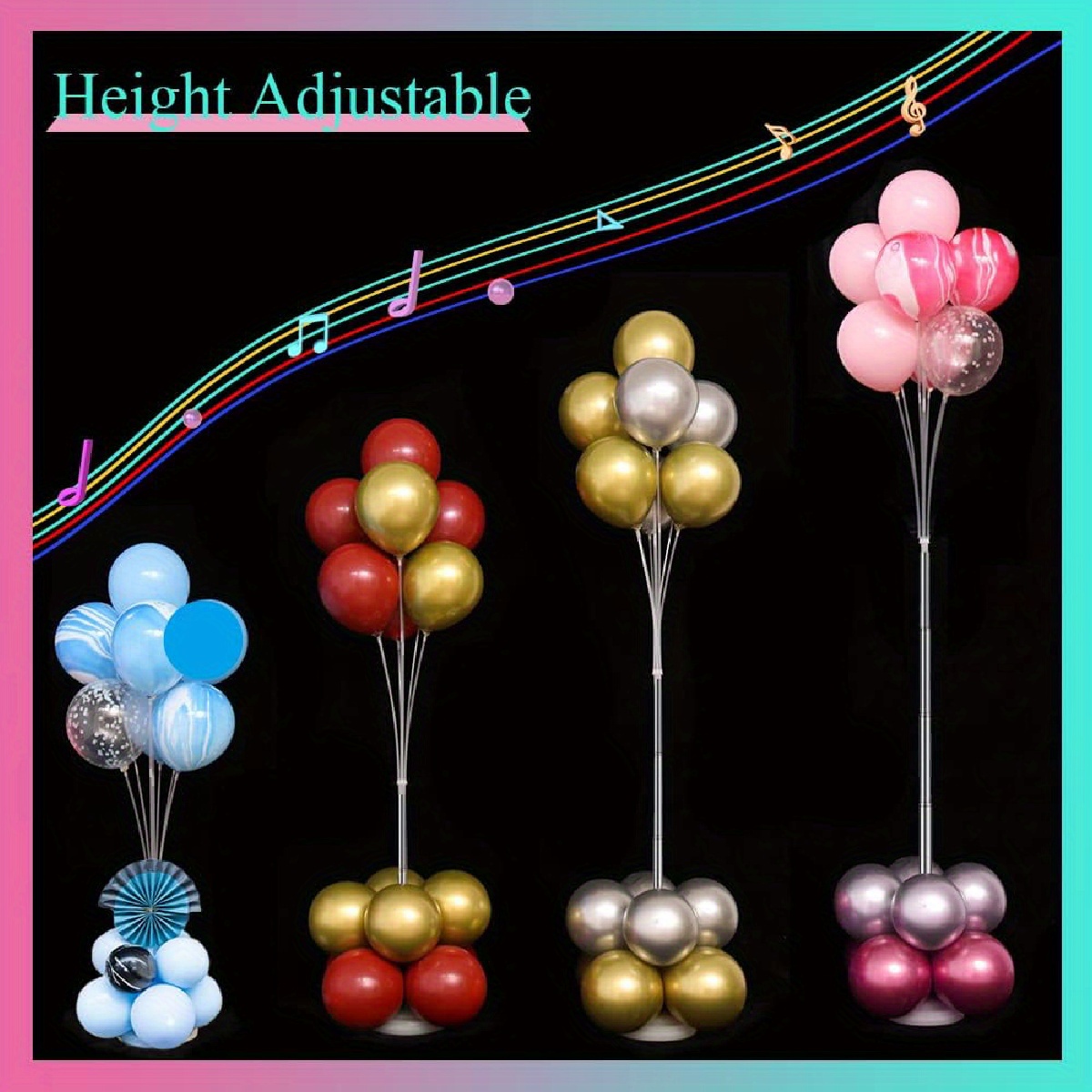 Arco para globos con bases de 3,00 m - 9 piezas - Liragram por 39,95 €