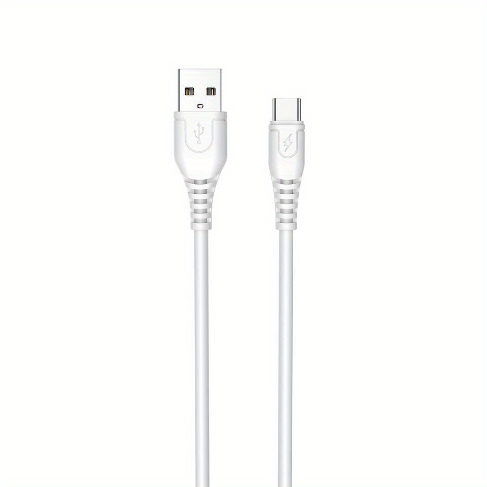 onn. 3ft USB-a to C, Lightning, Micro Cable for iPhone, iPad, LG, Samsung  Galaxy, Smartphones White 