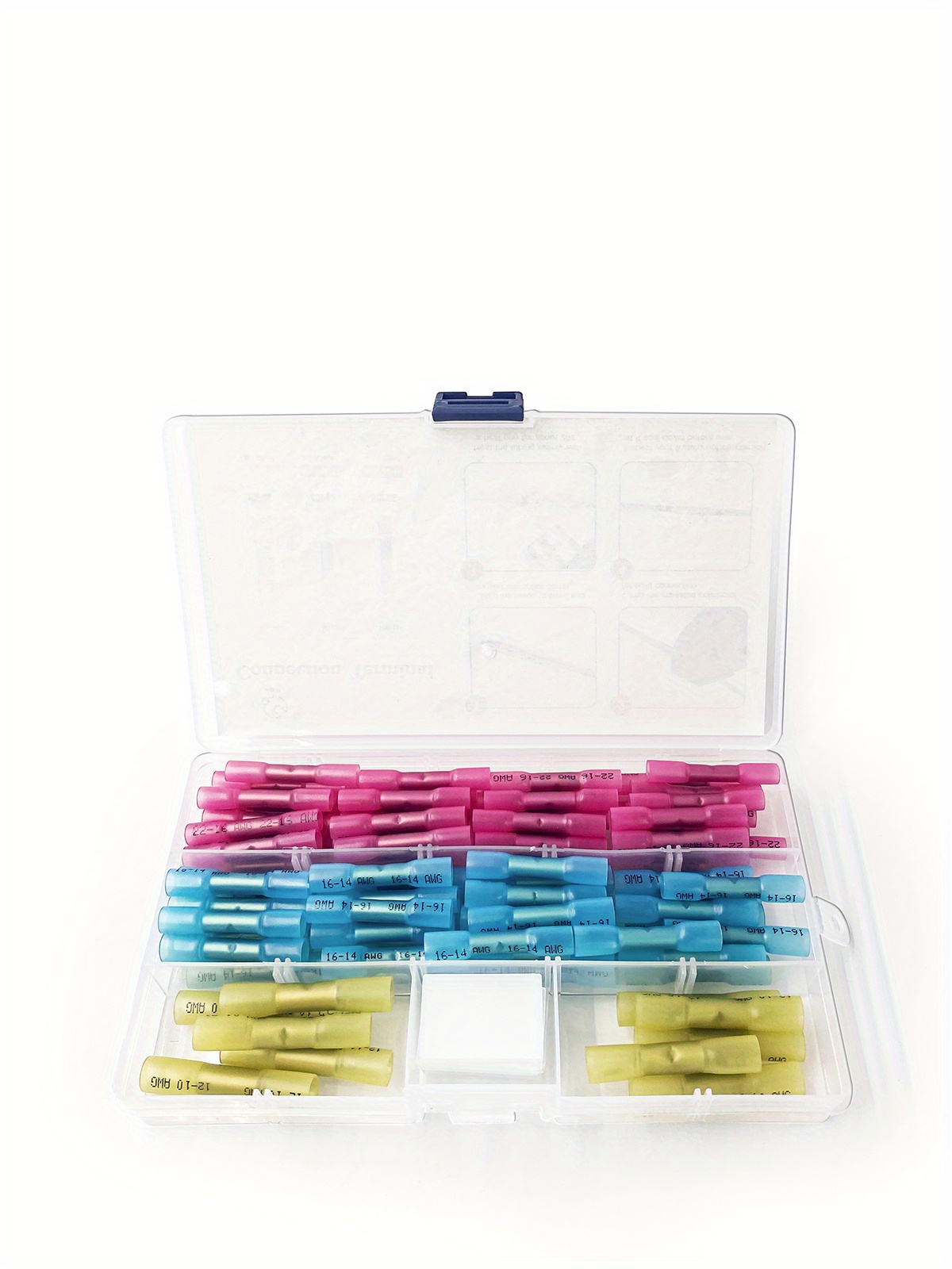 100pcs Heat Shrink Butt Connectors Marine Grade Wire Connectors Kit