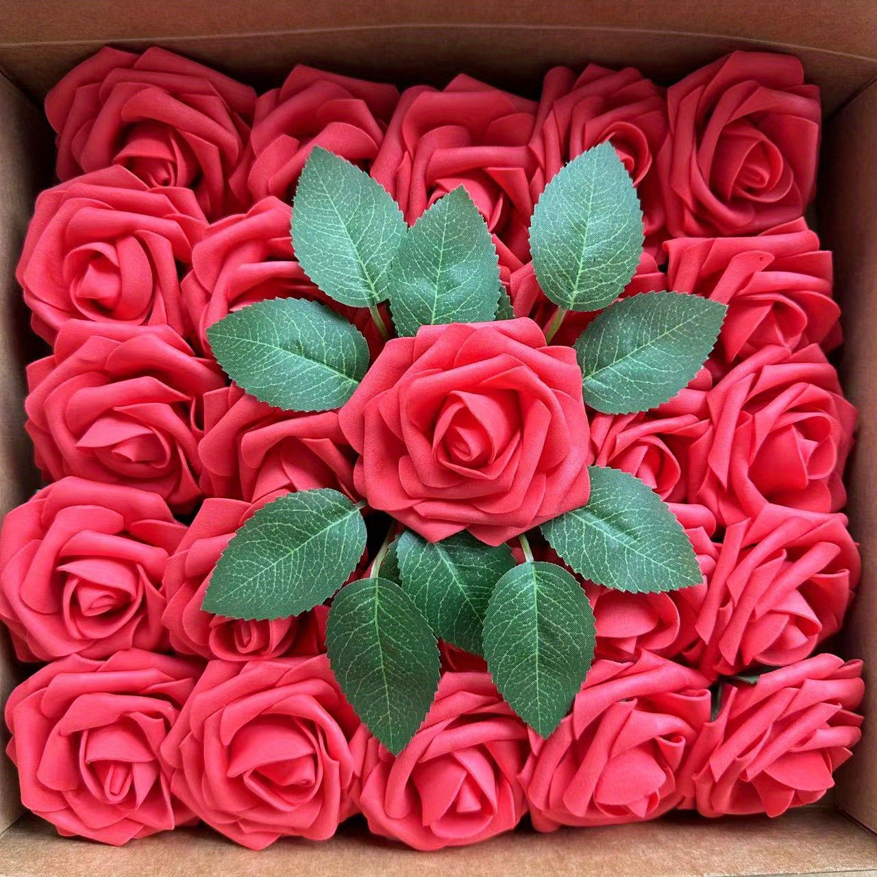 CEWOR 15pcs Artificial Pink Roses Flowers with Stems Silk Rose Bouquet  Valentine's Day Decorations for Wedding Bridal Party Home Table Mom  Birthday