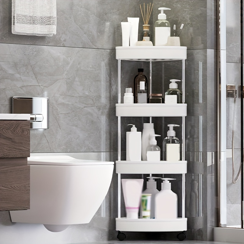 Small Bathroom Storage,Toilet Paper Stand Beside Toilet Storage