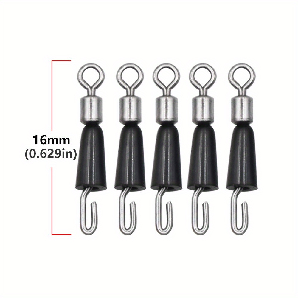 30pcs Swivel Sinker Ring For Hair Rig, Fishing Line Hook Connector, Feeder  Fishing Accessories