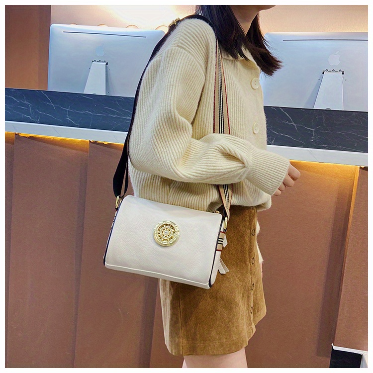 Fashion Crossbody Cylinder Bag, Trendy Shoulder Barrel Bag, Women's Casual  Handbag & Purse - Temu Australia