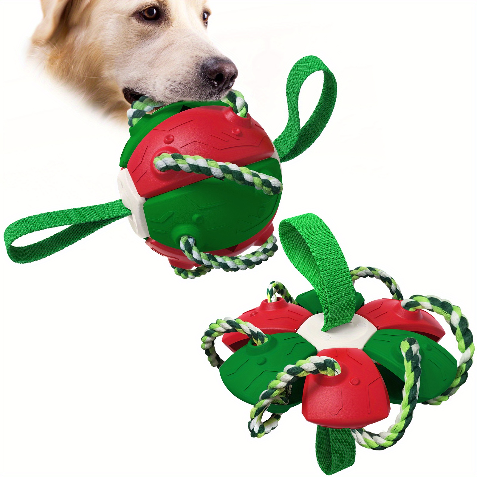 1pc Random Color Dog Toy Chew Resistant Rubber Chew Toy For Small